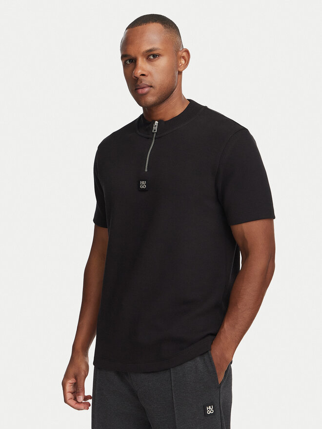 HUGO HUGO T-Shirt Dabi 50563018 Schwarz Regular Fit