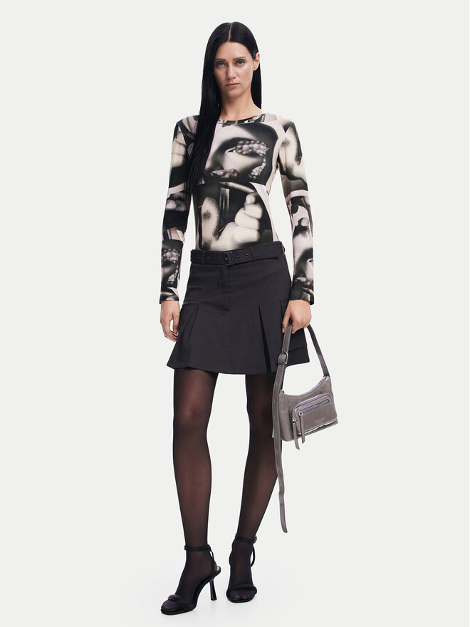 Desigual Kabelka Desigual 24WAXL11 Šedá
