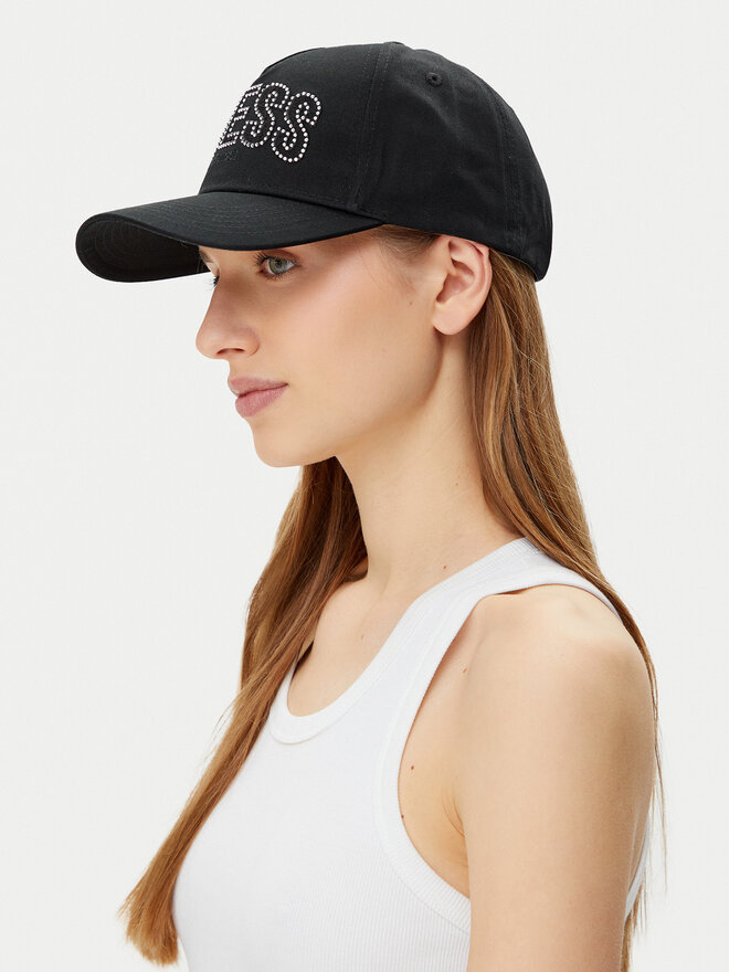 Guess Καπέλο Jockey Guess W5GZ15 WEGD0 Μαύρο