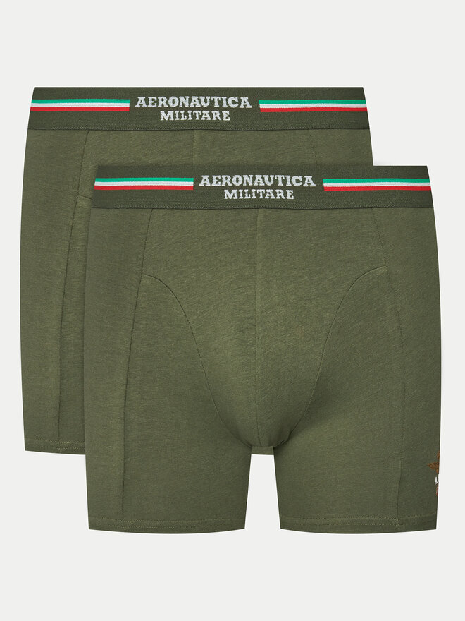 Aeronautica Militare Aeronautica Militare Набір з 2 пар боксерів AM1UBX002 Зелений