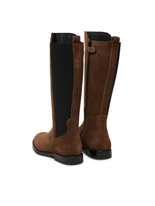 Tommy Hilfiger Kozaki Tommy Hilfiger T4A6-34034-1429 Brązowy