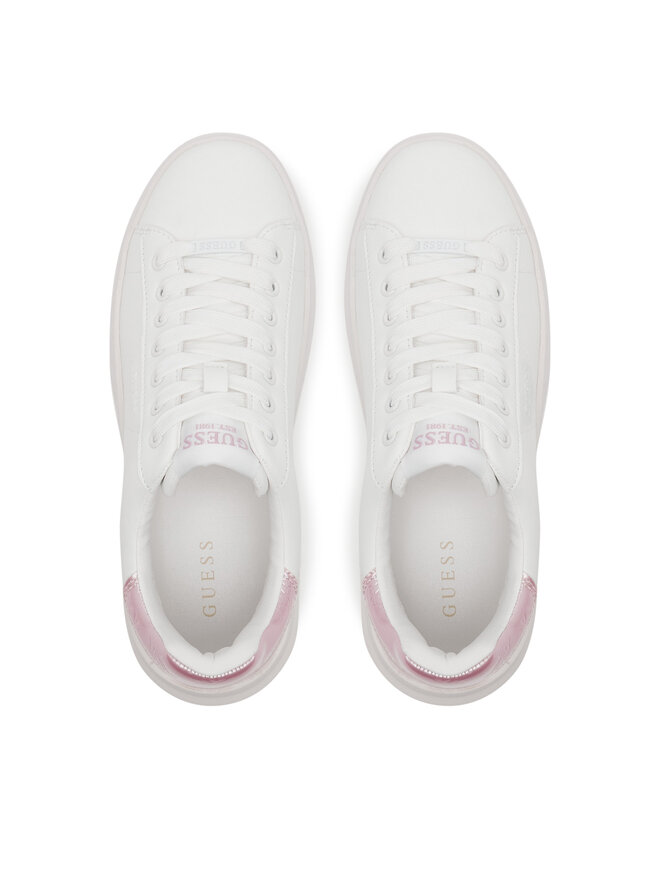 Guess Sneakers Guess FLJBIN LEA12 Alb