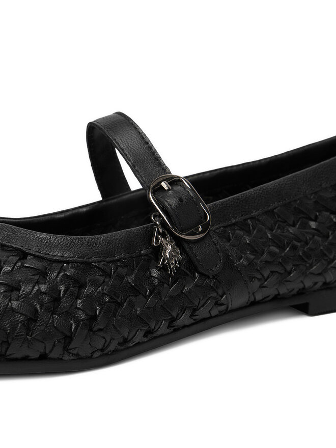 U.S. Polo Assn. Ballerinas U.S. Polo Assn. EO-LARISA001W/6L1 Schwarz