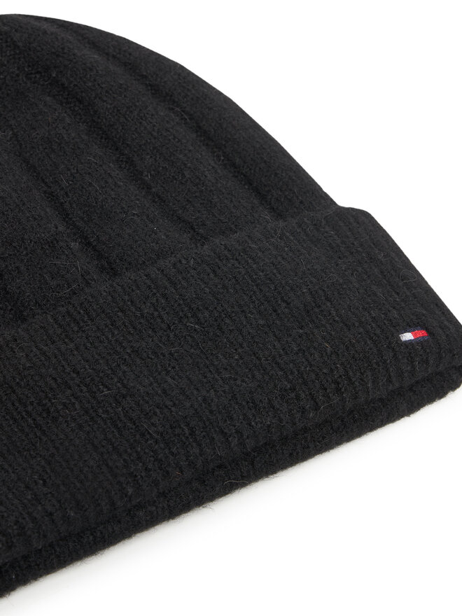 Tommy Hilfiger Gorro Tommy Hilfiger Th Flag Fluffy AW0AW17779 Negro