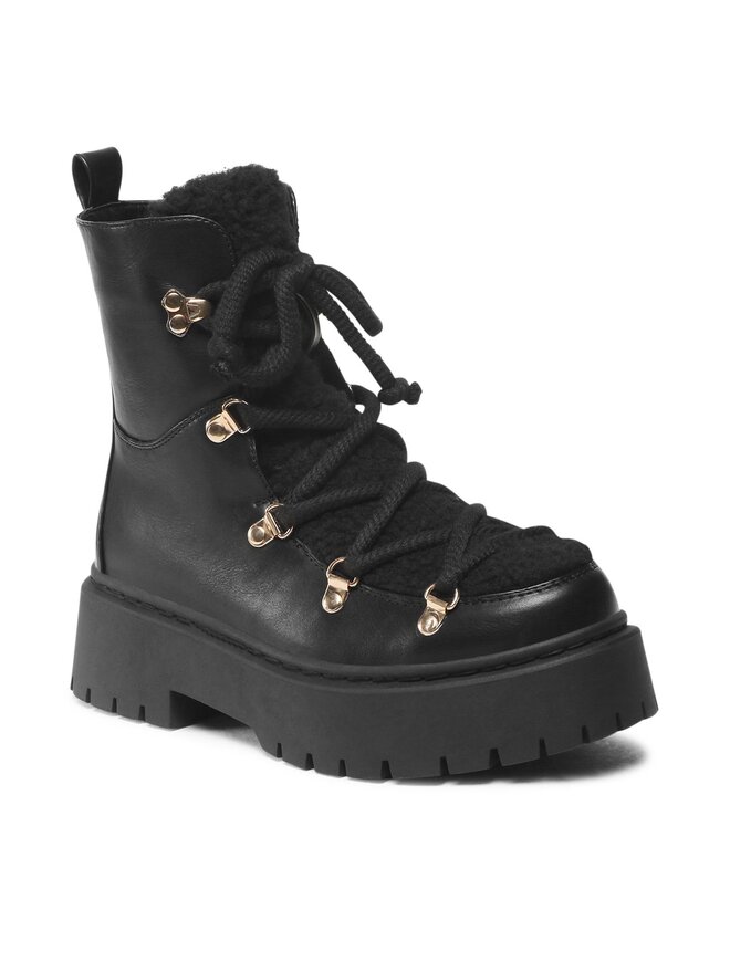 DeeZee Bakancs DeeZee H040303-01 Fekete