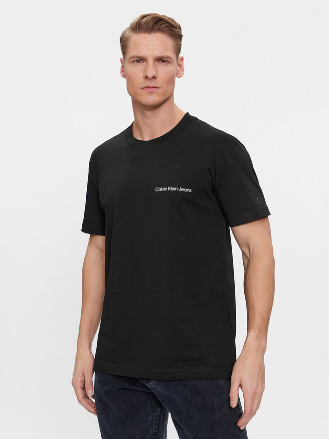 Calvin Klein Jeans Calvin Klein Jeans Camiseta Institutional J30J324671 Negro Regular Fit