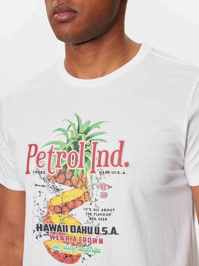Petrol Industries Petrol Industries T-Shirt M-1040-TSR660 Λευκό Regular Fit