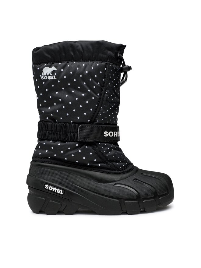 Sorel Schneeschuhe Sorel Youth Flurry Print NY3503-010 Schwarz