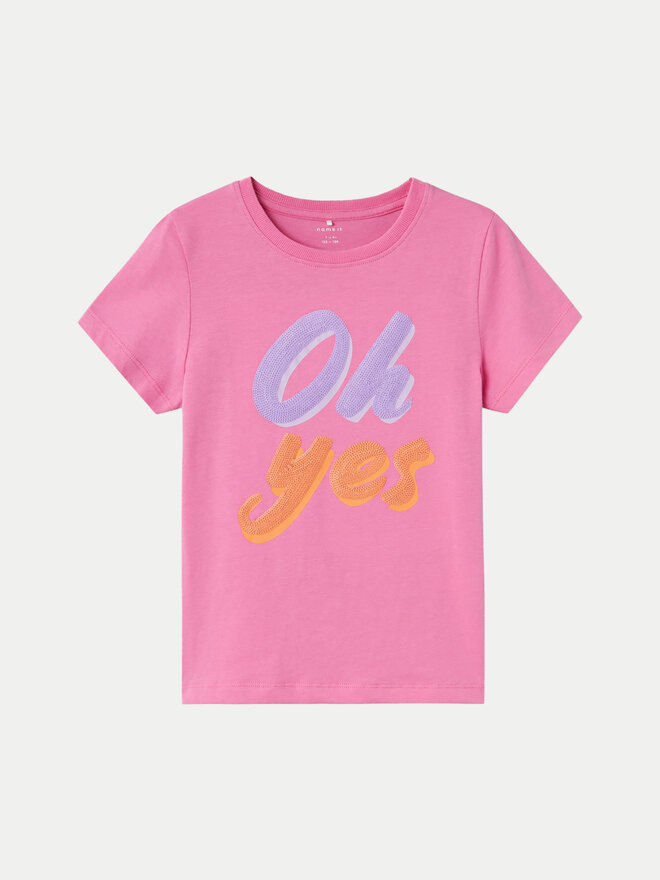 NAME IT NAME IT Camiseta Hanne 13226131 Rosa Regular Fit