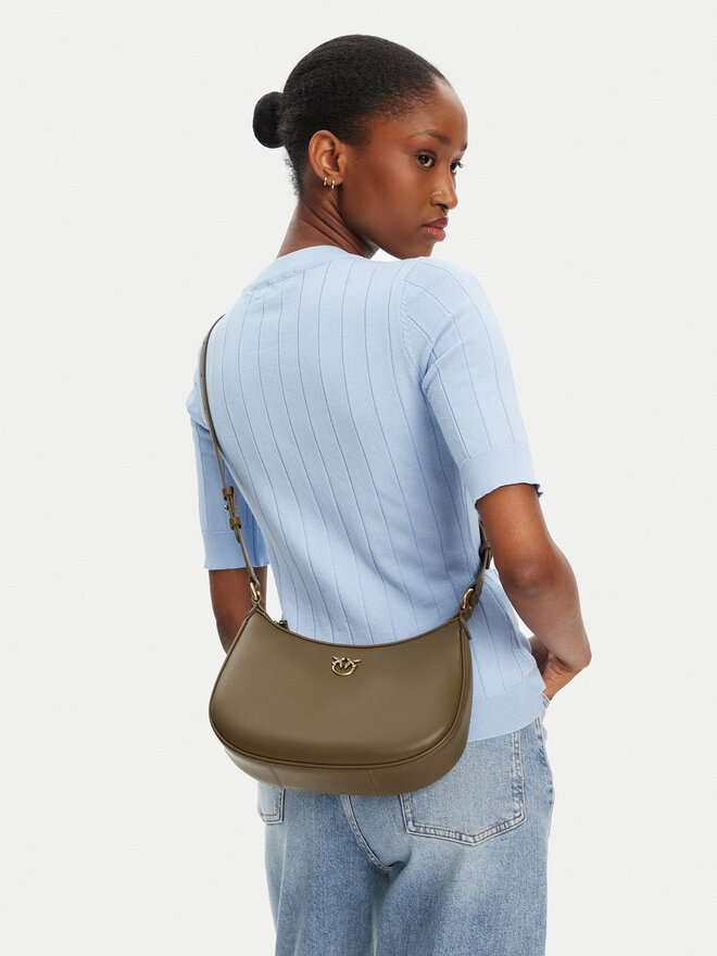 PINKO Сумка PINKO Half Moon Mini AI 23-24 PLTT 101523 A11Q Коричневий