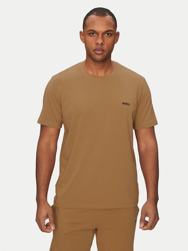 BOSS BOSS Camiseta Mix&Match 50515312 Beis Regular Fit