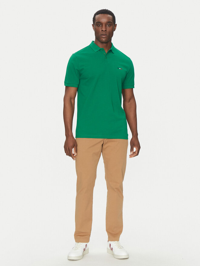 Hechter Paris Hechter Paris Pólóing Pique H-Eco 74004 151902 Zöld Regular Fit