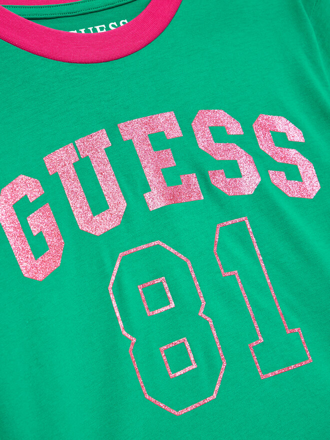 Guess Guess T-Shirt J3YI07 K8HM4 Grün Regular Fit