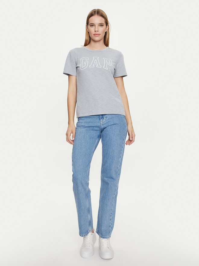 Gap Gap Marškinėliai 871344-00 Pilka Regular Fit