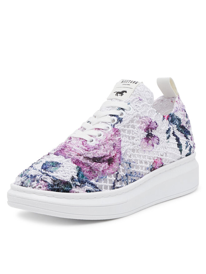Mustang Sneakersy Mustang 1468-301 Biela