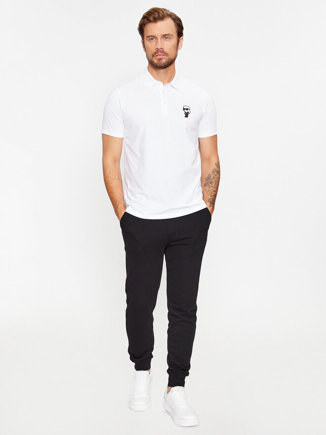 KARL LAGERFELD KARL LAGERFELD Poloshirt 745022 500221 Weiß Regular Fit