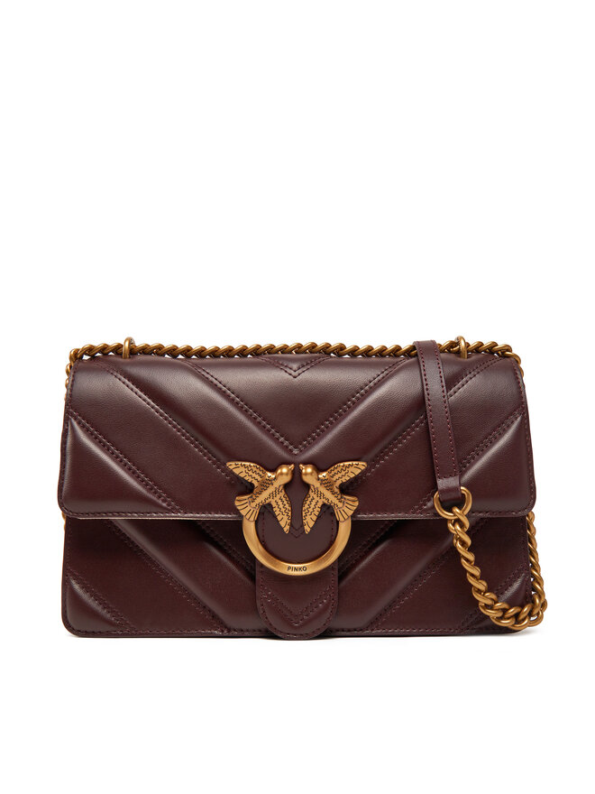 PINKO Torebka PINKO Love One Classic Light Dc PE 25 PLTT 104549 A26Z Bordowy