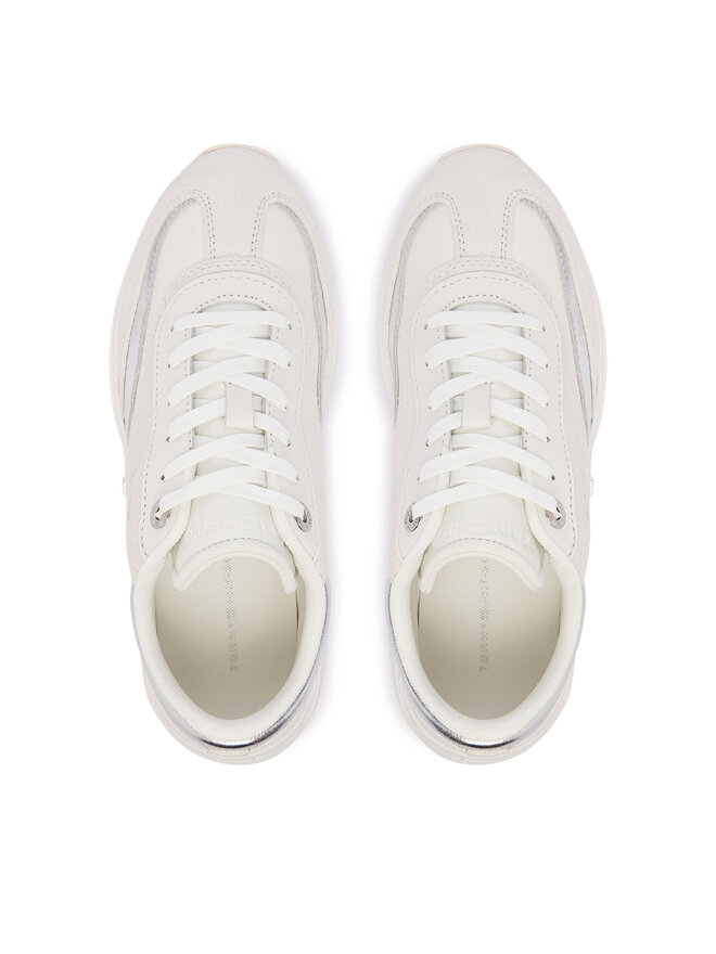 Tommy Hilfiger Sneakers Tommy Hilfiger Th Modern Sporty Runner Leather FW0FW09590 Weiß