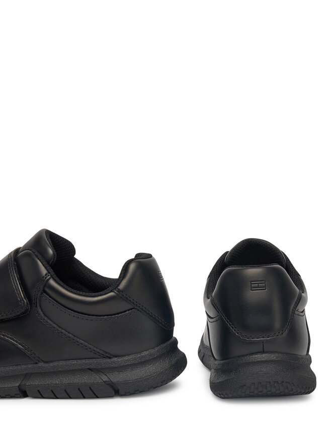 Tommy Hilfiger Halbschuhe Tommy Hilfiger Low Cut Velcro Shoe T3B4-33176-1355 S Schwarz