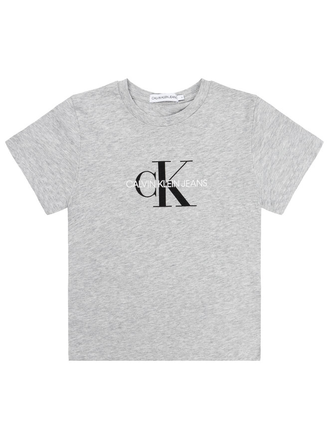 Calvin Klein Jeans Calvin Klein Jeans Футболка Monogram Logo IU0IU00068 Сірий Regular Fit