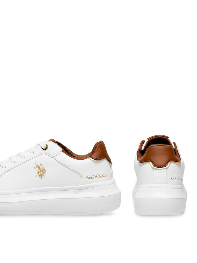 U.S. Polo Assn. Сникърси U.S. Polo Assn. CHELIS001A Бял