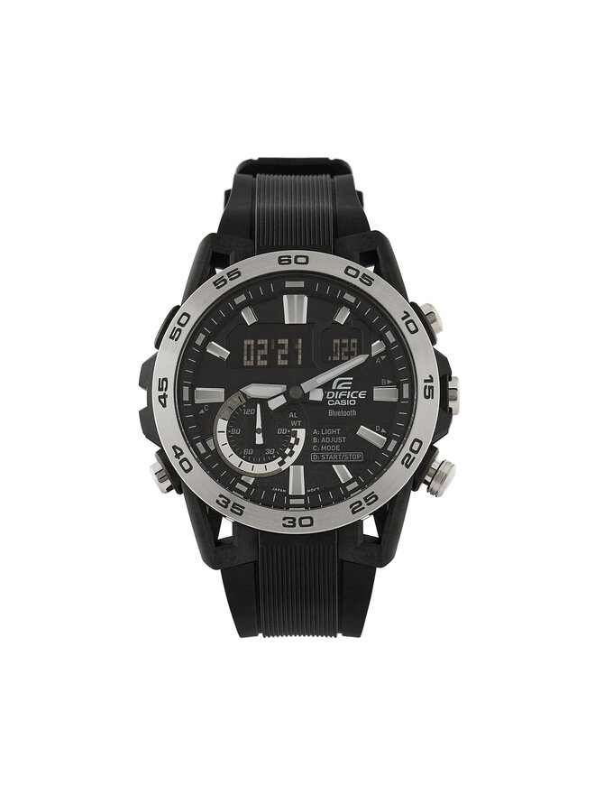 Casio Zegarek Casio Edifice ECB-40P-1AEF Czarny