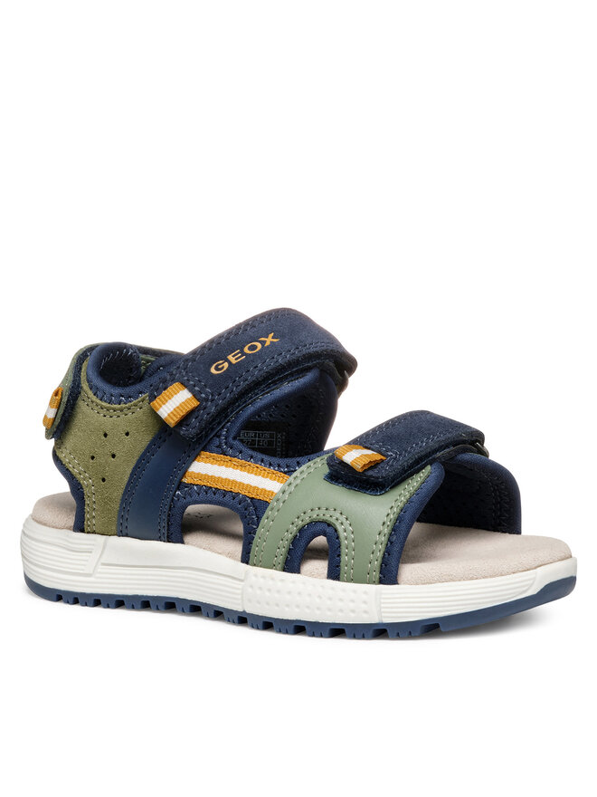 Geox Sandále Geox J Alben J35AVA 1520 CF3F4 S Kaki