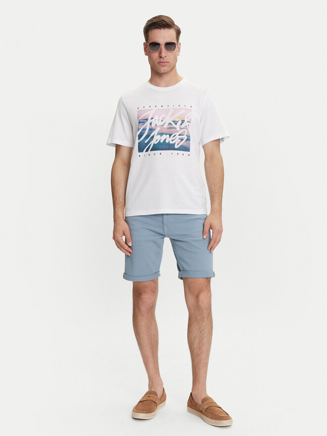 Jack&Jones Jack&Jones Majica Colton 12268438 Bela Standard Fit