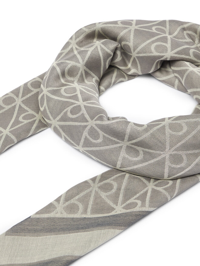 Calvin Klein Tuch Calvin Klein Emblem Aop Jacquard Square Scarf LV04F8080G Grau