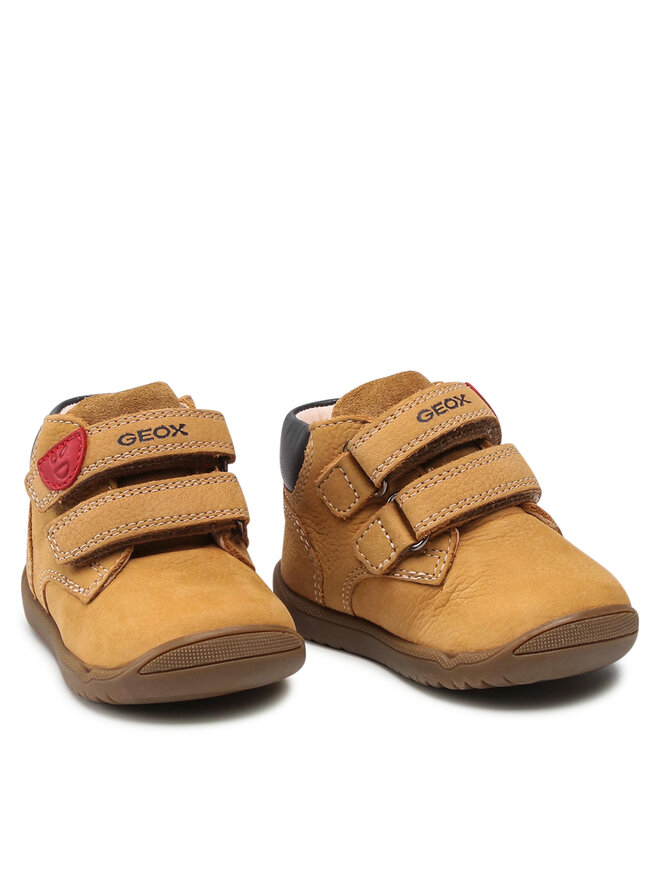 Geox Kotníková obuv Geox B Macchia B. C B164NC 03285 C5046 Hnědá