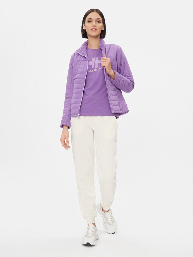 Helly Hansen Helly Hansen Marškinėliai Logo 34112 Violetinė Regular Fit