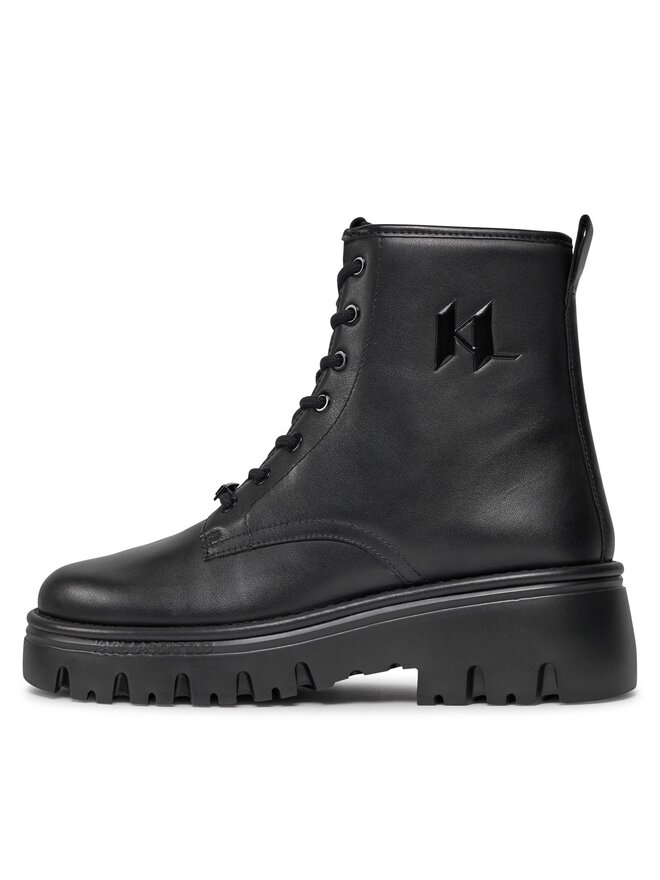 KARL LAGERFELD Bakancs KARL LAGERFELD KL15350 Fekete