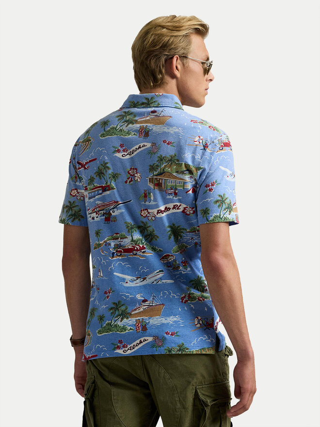 Polo Ralph Lauren Polo Ralph Lauren Поло 710966450001 Голубий Standard Fit