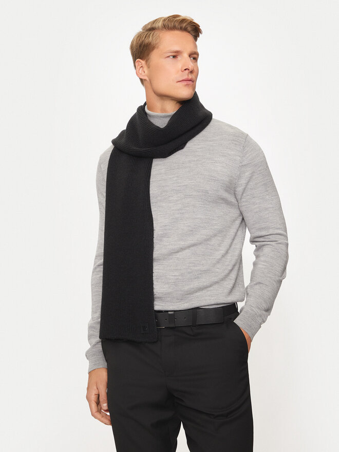 HUGO Set šal + kapa Hugo 50524567 Črna