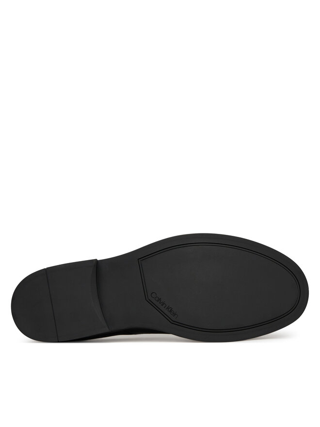 Calvin Klein Κλειστά παπούτσια Calvin Klein Flex Dress Derby 4Holes Lth HM0HM01895 Μαύρο