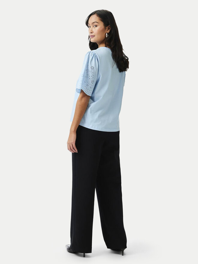 YAS YAS Camiseta Lex 26033890 Celeste Regular Fit