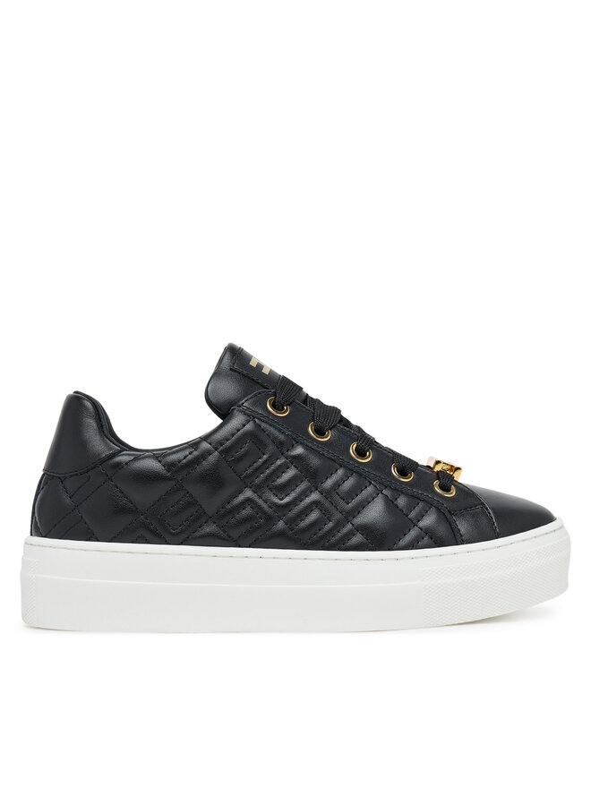 Elisabetta Franchi Сникърси Elisabetta Franchi Low Cut Lace Up F4-A9E-0357-1251 S Черен