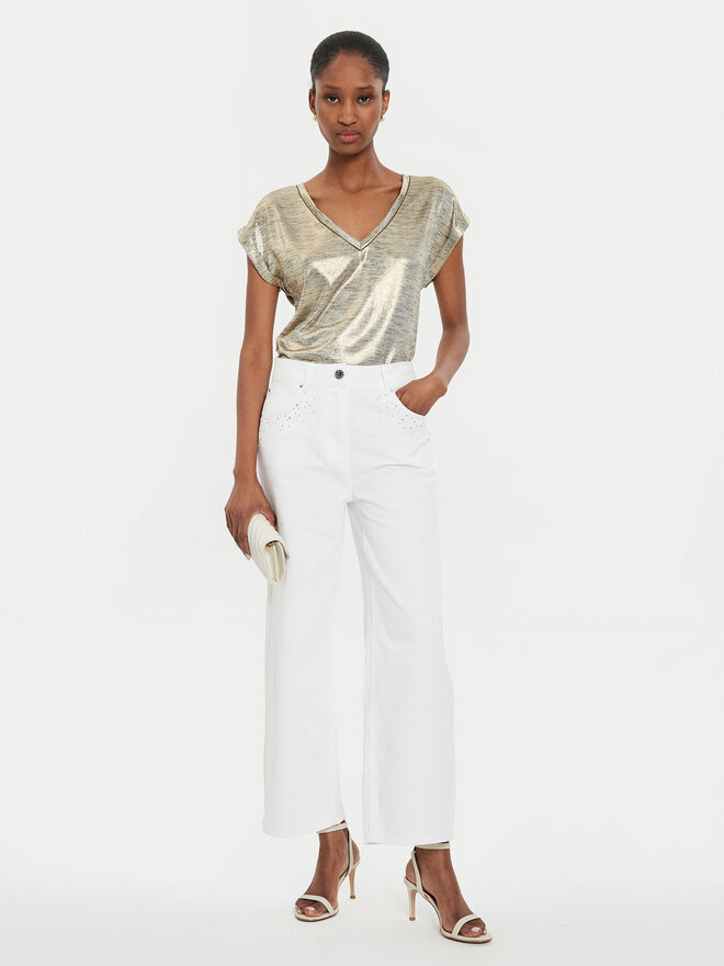 Morgan Morgan T-Shirt 242-DAYA1 Goldfarben Regular Fit