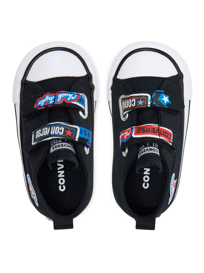 Converse Plátěnky Converse Chuck Taylor All Star Easy On Sticker Stash A06359C Černá