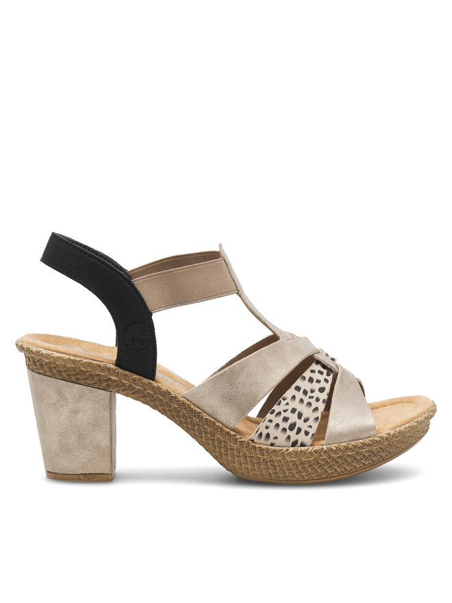 Sandales Rieker 665K3 60 Beige fr.eschuhe.ch