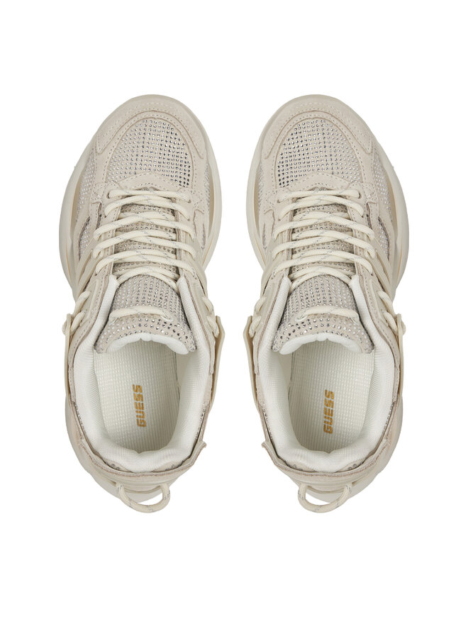 Guess Sneakersy Guess FLPBLL SUE12 Béžová