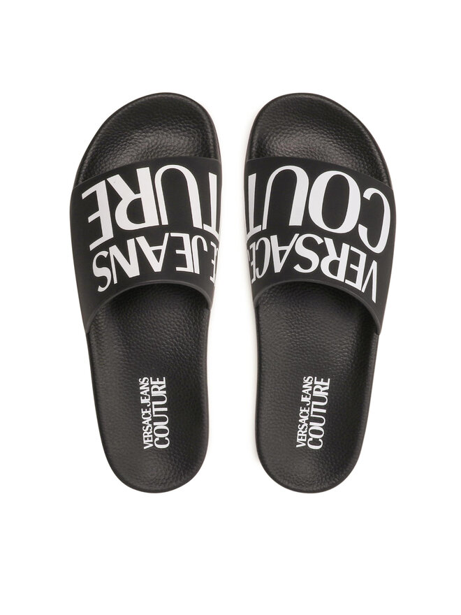 Versace Jeans Couture Παντόφλες Versace Jeans Couture 72YA3SQ6 Μαύρο