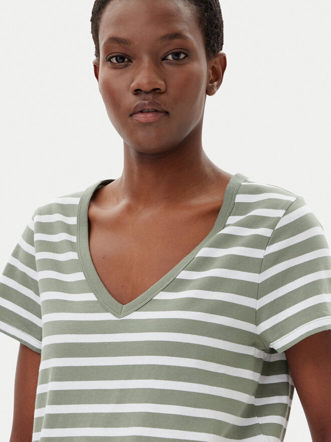 Gap Gap Marškinėliai 721625-01 Žalia Regular Fit