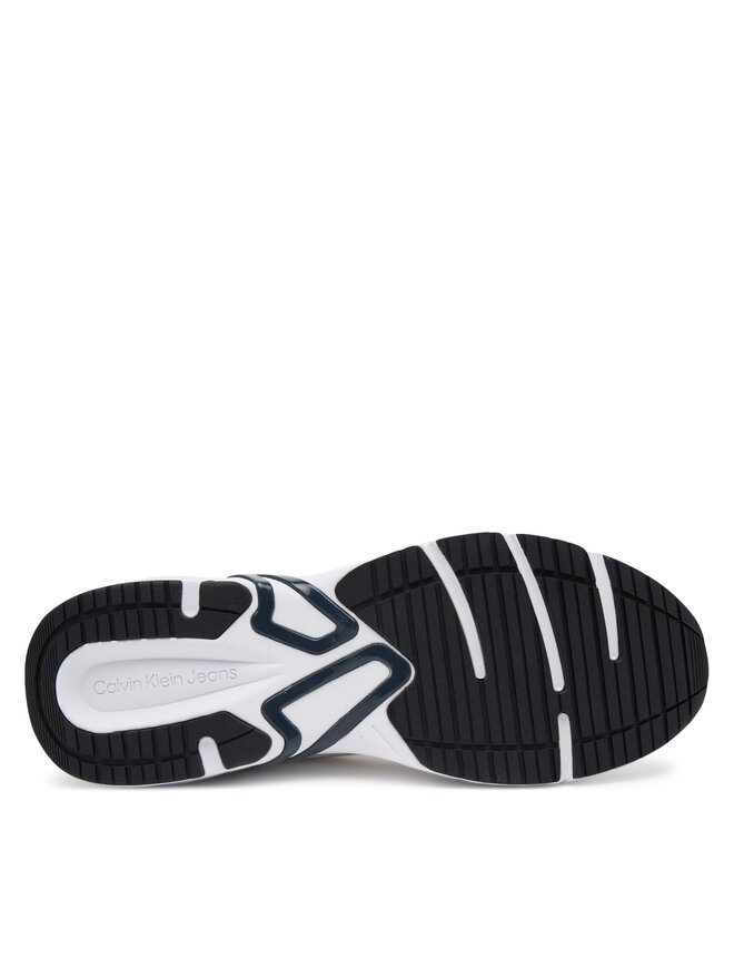 Calvin Klein Jeans Sportcipők Calvin Klein Jeans Retro Tennis Low Knit Mix YM0YM01310 Fehér