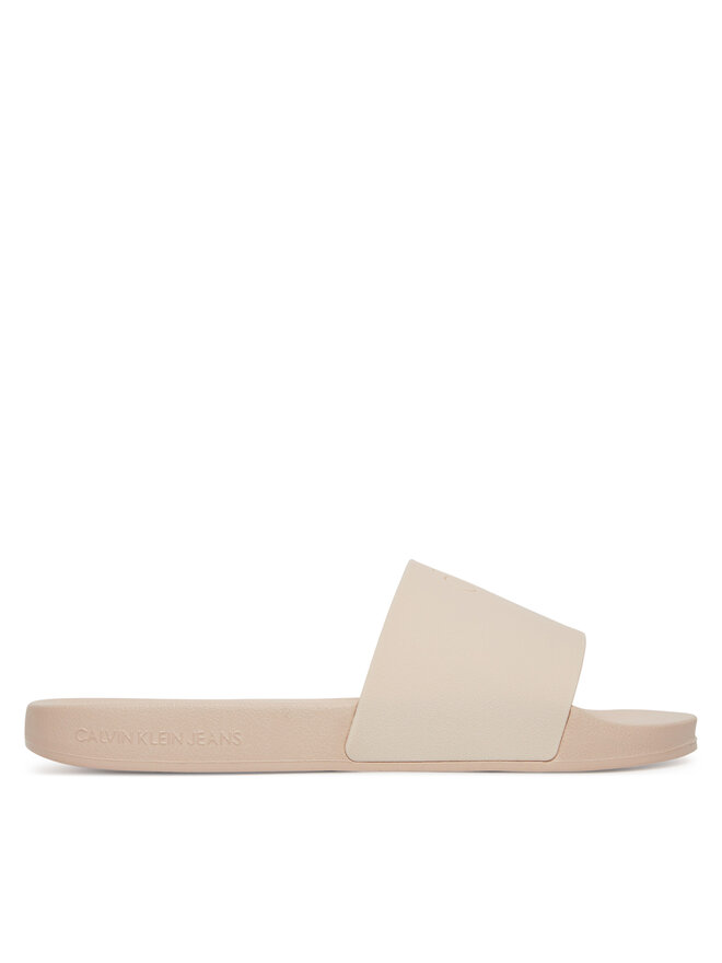 Calvin Klein Jeans Pantoletten Calvin Klein Jeans Slide Monogram Tpu YW0YW01715 Rosa