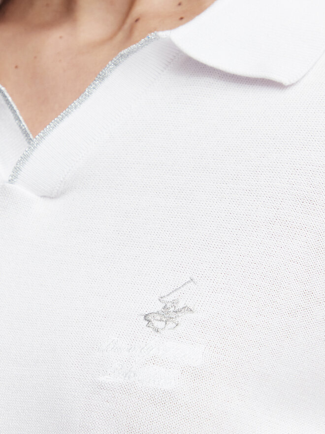 Beverly Hills Polo Club Beverly Hills Polo Club Poloshirt P-SS26W-M550273 Weiß Regular Fit