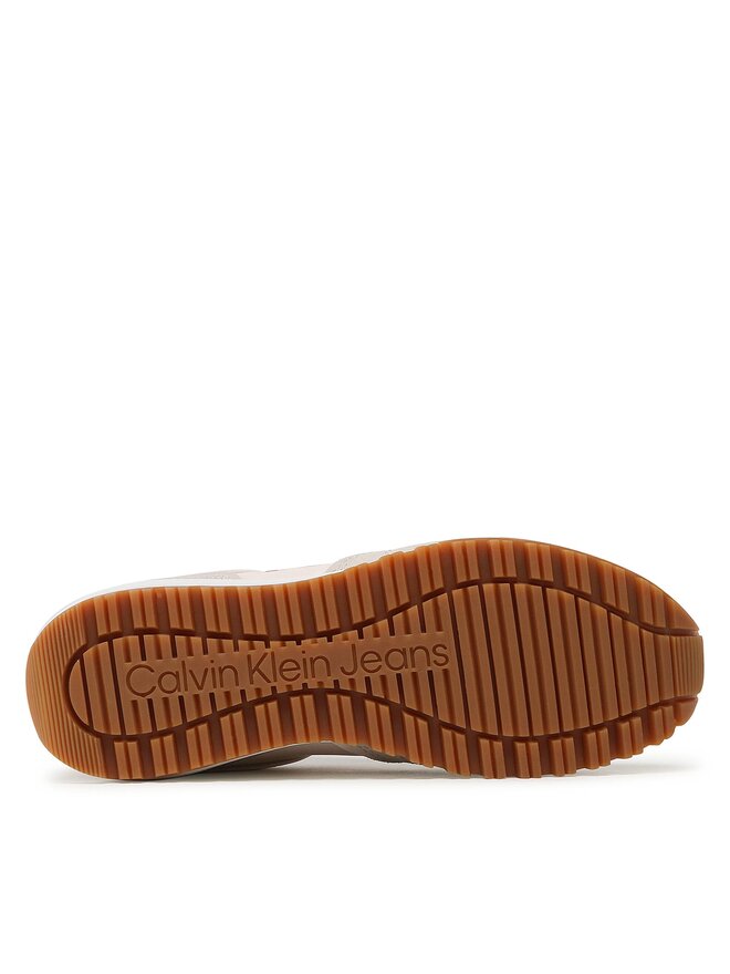 Calvin Klein Jeans Superge Calvin Klein Jeans Toothy Runner Irregular Lines W YW0YW00934 Bež