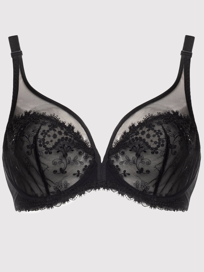 Simone Pérèle Simone Pérèle Melltartó alsó huzallal Wish 12B319 Fekete