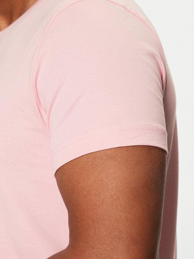 Tommy Hilfiger Tommy Hilfiger Marškinėliai MW0MW10800 Rožinė Slim Fit