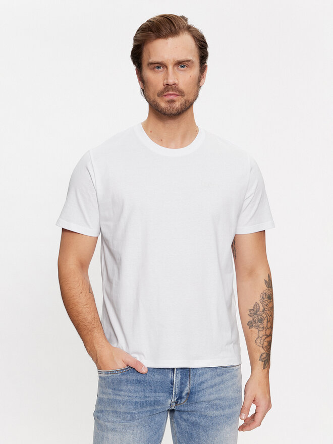 Pepe Jeans Pepe Jeans Marškinėliai Connor PM509206 Balta Regular Fit